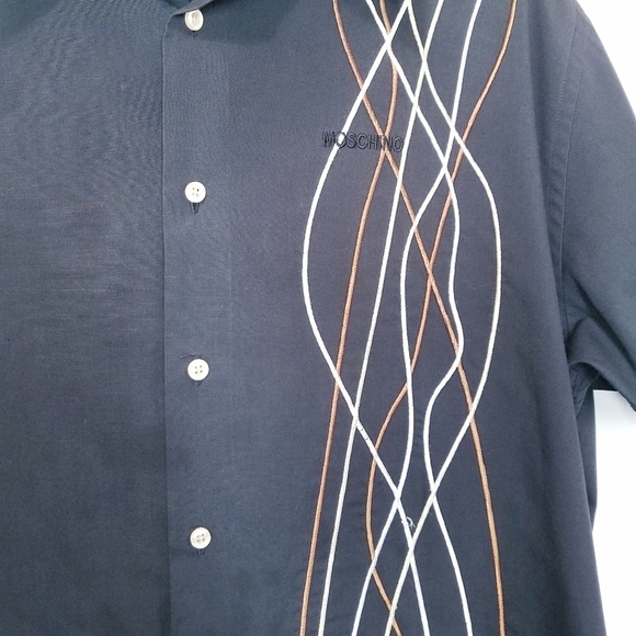 Moschino | Mens Short Sleeve Embroidered S… - Picture 3 of 9